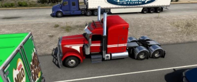 Trucks The Godfather’s Ai Traffic Pack [1.42] American Truck Simulator mod