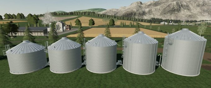 Platzierbare Objekte 36 FT Bins Pack Landwirtschafts Simulator mod
