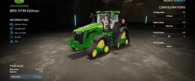 John Deere John Deere 8R Pack Landwirtschafts Simulator mod