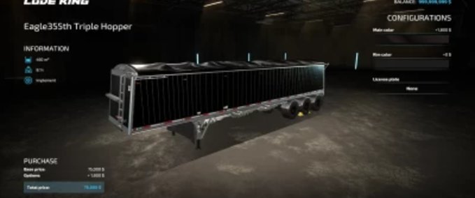 Auflieger Dreifacher Container Landwirtschafts Simulator mod