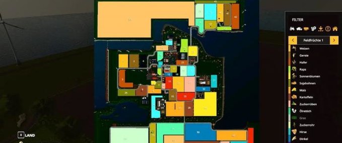 Nordermarsch Karte Mod Image