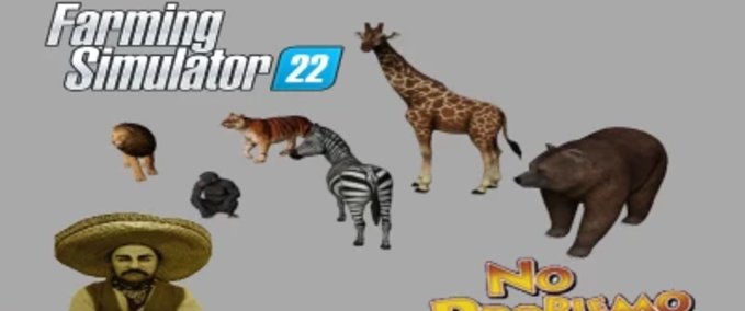 Objekte Dschungel-Tiere Pack Landwirtschafts Simulator mod