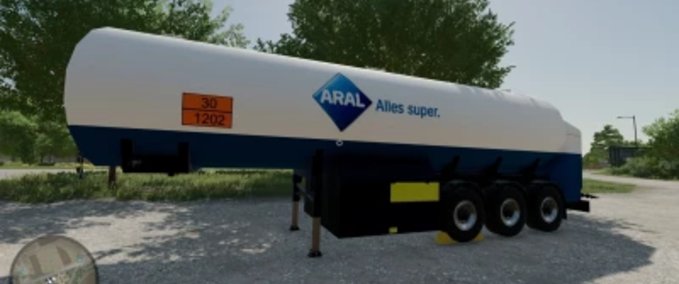 Sonstige Anhänger Diesel-Sattelauflieger ARAL Landwirtschafts Simulator mod