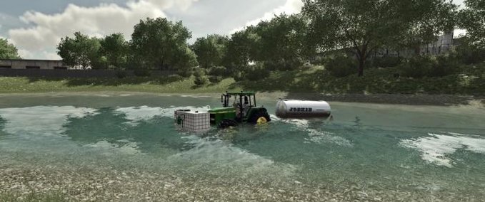 Gewichte 4000l Wasserwürfel mit Pumpe Landwirtschafts Simulator mod