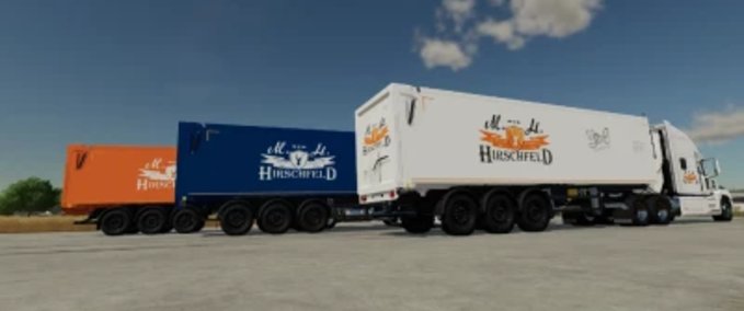 Other trailers Krampe SKS 30 - 3in1 trailer - Hirschfeld Hauling Farming Simulator mod