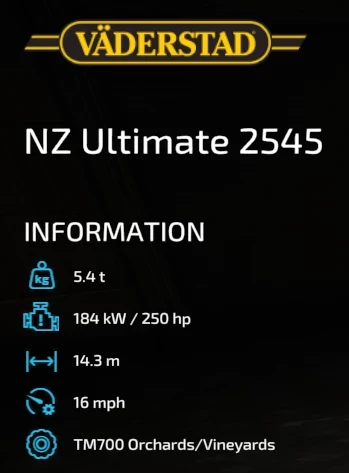 Vaederstad NZ Ultimate 2545 - Vierkantpflug - Thumbnail 1