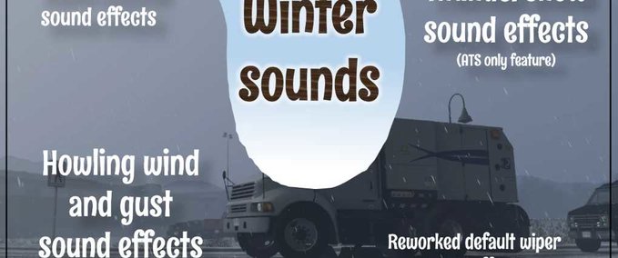 Mods Winter Sounds  Eurotruck Simulator mod