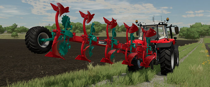 Pflüge Kverneland 2500 S i-Plough Landwirtschafts Simulator mod