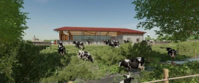 Gebäude mit Funktion Kuhstall Medium Landwirtschafts Simulator mod
