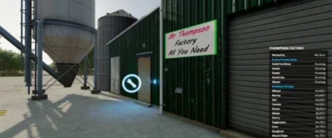Gebäude mit Funktion Thompson-Fabrik Landwirtschafts Simulator mod