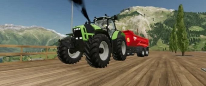 Deutz Fahr Deutz Agroton X720 Gangschaltung, Drucklufthorn Landwirtschafts Simulator mod