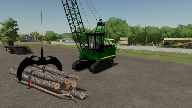 Fs22 John Deere Grapple Yarder V 1000 Forestry Mod Für Farming Simulator 22 8844