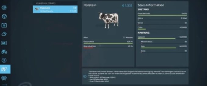 Gebäude mit Funktion Big Barn 200 Futter für Kühe: Trockengras Landwirtschafts Simulator mod