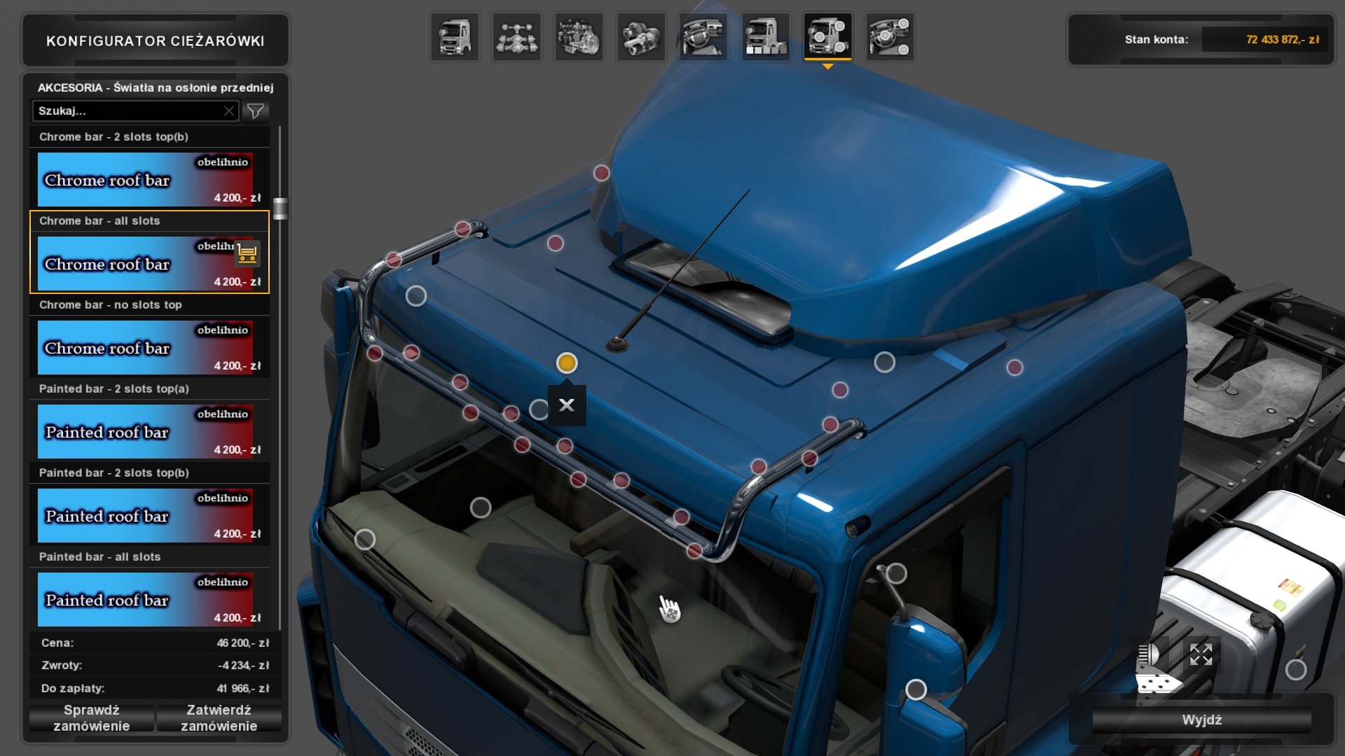 Roofbar for Renault Premium v1.31 by Obelihnio (1.30.x) thumbnail 5