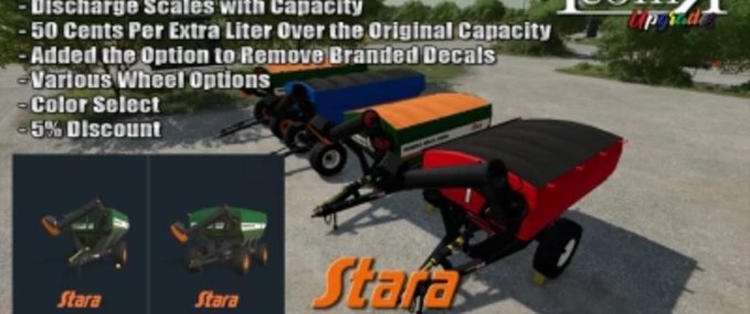 Overloader Iconik Stara Auger Wagons Farming Simulator mod