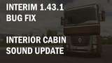 Interior cabin sound update bug fix for 1.43.1 Mod Thumbnail