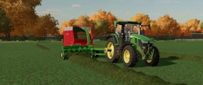 John Deere 3955 gezogener Feldhäcksler Mod Image