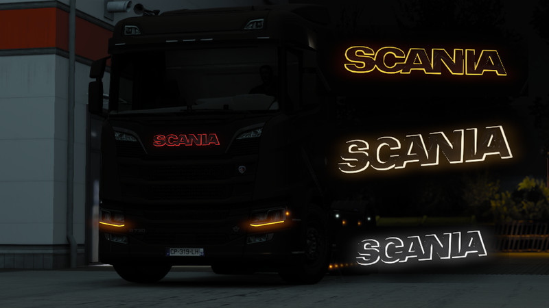 censur meddelelse Hub ETS 2: Scania Front Logo Light Pack [1.42 - 1.43] v 1.0 update auf 1.43  Trucks, Mods, Other, Scania Mod für Eurotruck Simulator 2