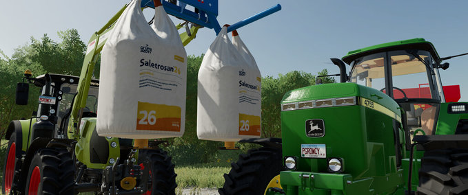 Frontlader Polnische Big Bag Landwirtschafts Simulator mod