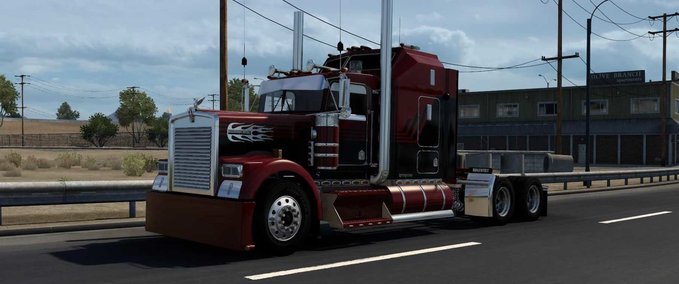 Trucks Kenworth W900 LYB [1.43]  American Truck Simulator mod