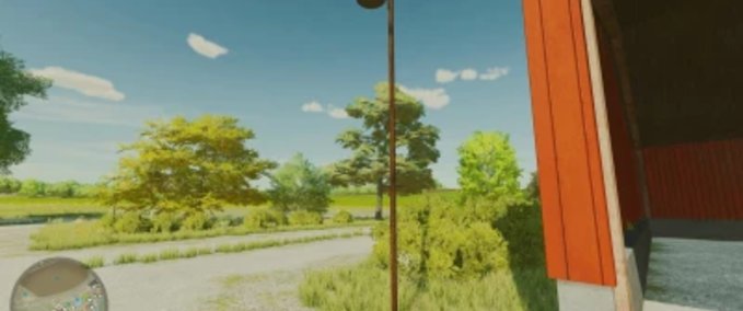 Platzierbare Objekte Holzmast-Lampe Landwirtschafts Simulator mod