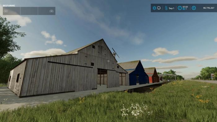 Wooden Barn In White, Red, Brown Or Blue - Thumbnail 1