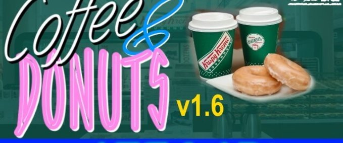 Trailer Kaffee & Donuts Cargo Paket von JBM [1.43] American Truck Simulator mod