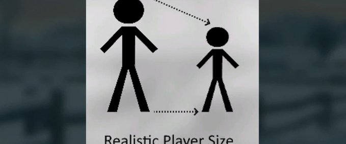 Realistische Spielergröße Mod Image