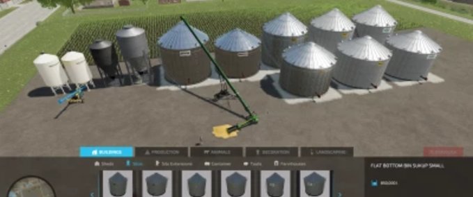 Gebäude mit Funktion Topload Lagerkästen Krow Landwirtschafts Simulator mod
