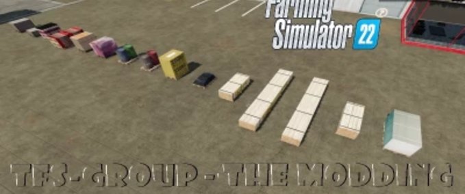 Placeable Objects Palettes de construction 02 Farming Simulator mod