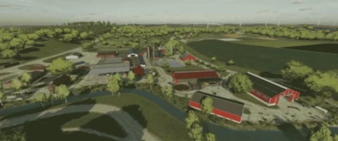 Maps Die Rote Farm am Elmcreek (nur Basiskarte) Landwirtschafts Simulator mod