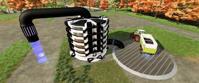 Platzierbare Objekte Futuristisches großes Silo Landwirtschafts Simulator mod