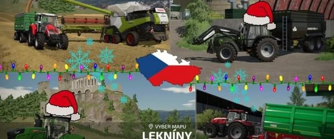 Maps Lekníny 2021 Landwirtschafts Simulator mod