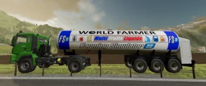 Sonstige Anhänger Multy Fruits Liquids Anhänger FS22 von BOB51160 Landwirtschafts Simulator mod