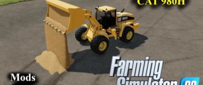 Bagger & Radlader CAT 980H Landwirtschafts Simulator mod