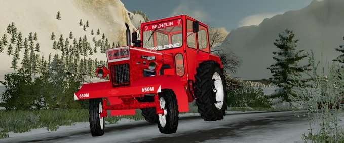 Sonstige Traktoren Universal 650 Rot Landwirtschafts Simulator mod