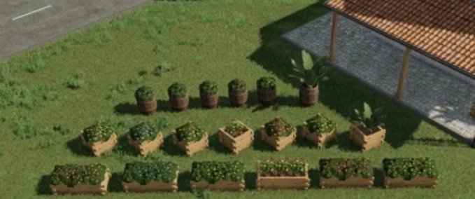 Platzierbare Objekte Blumen Deko Pack Landwirtschafts Simulator mod