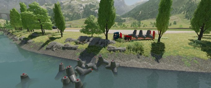 Platzierbare Objekte Wellenbrecher aus Beton Landwirtschafts Simulator mod