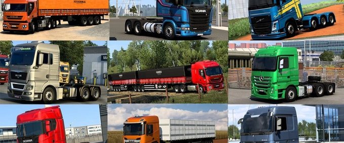 Sonstiges LKW Paket "Brazil Style" [1.43] Eurotruck Simulator mod