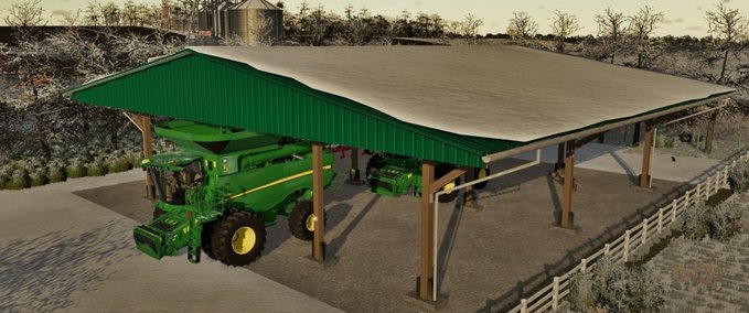 Platzierbare Objekte Offene Maschinenhalle Landwirtschafts Simulator mod