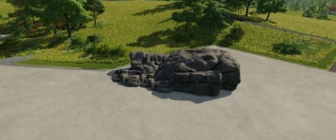 Platzierbare Objekte Schweizer Felsen Landwirtschafts Simulator mod