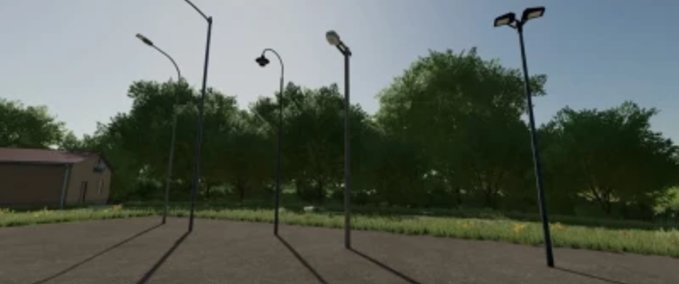 Platzierbare Objekte Laternen-Dekopaket Landwirtschafts Simulator mod