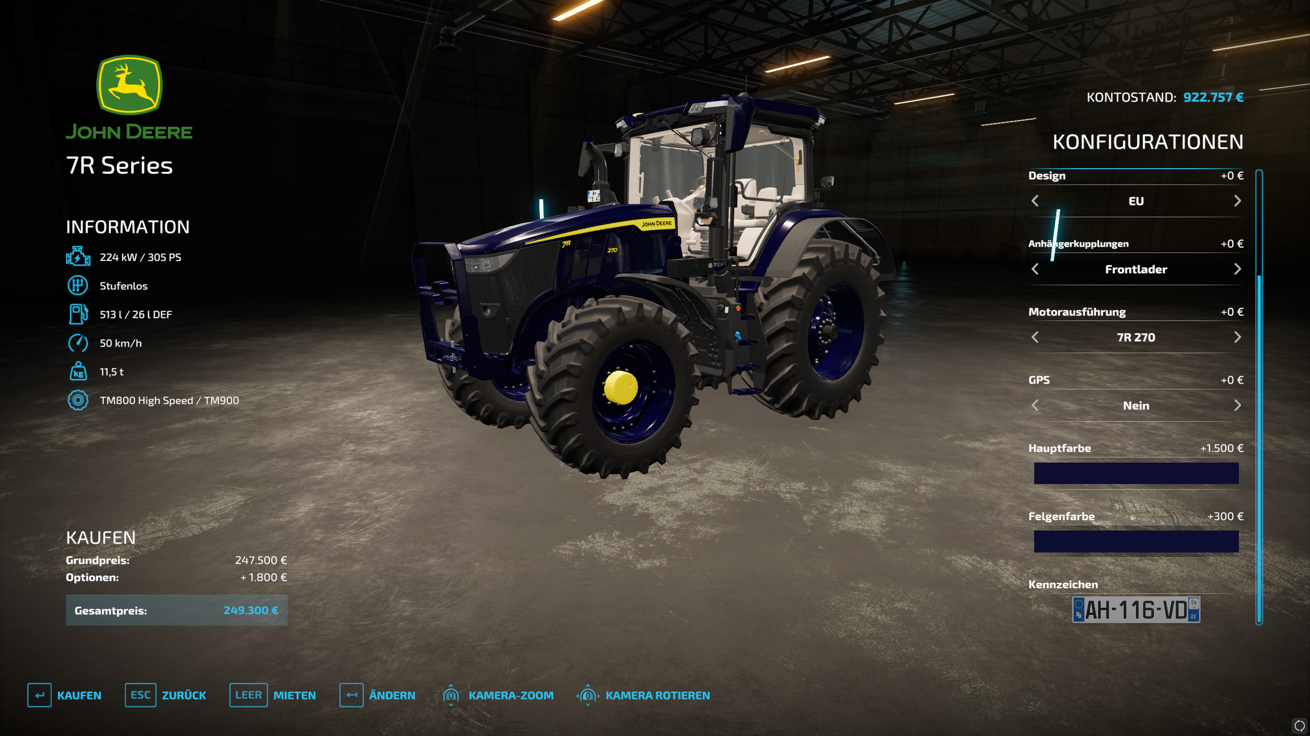 John Deere 7R MultiColor - Thumbnail 1