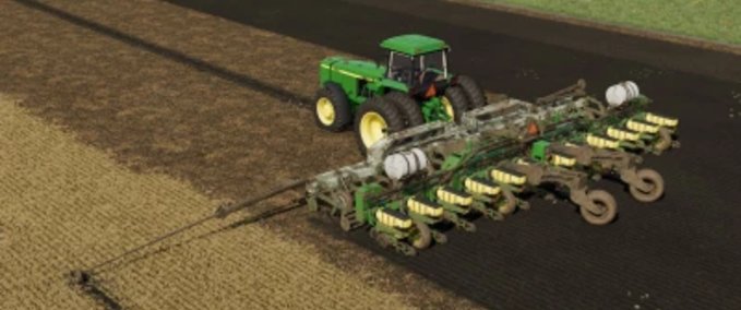 Saattechnik 12 Row Kmc Ripper With Baskets Planter Landwirtschafts Simulator mod