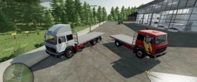 Trucks Iveco 240-38 6x4 Platform Autoload Farming Simulator mod