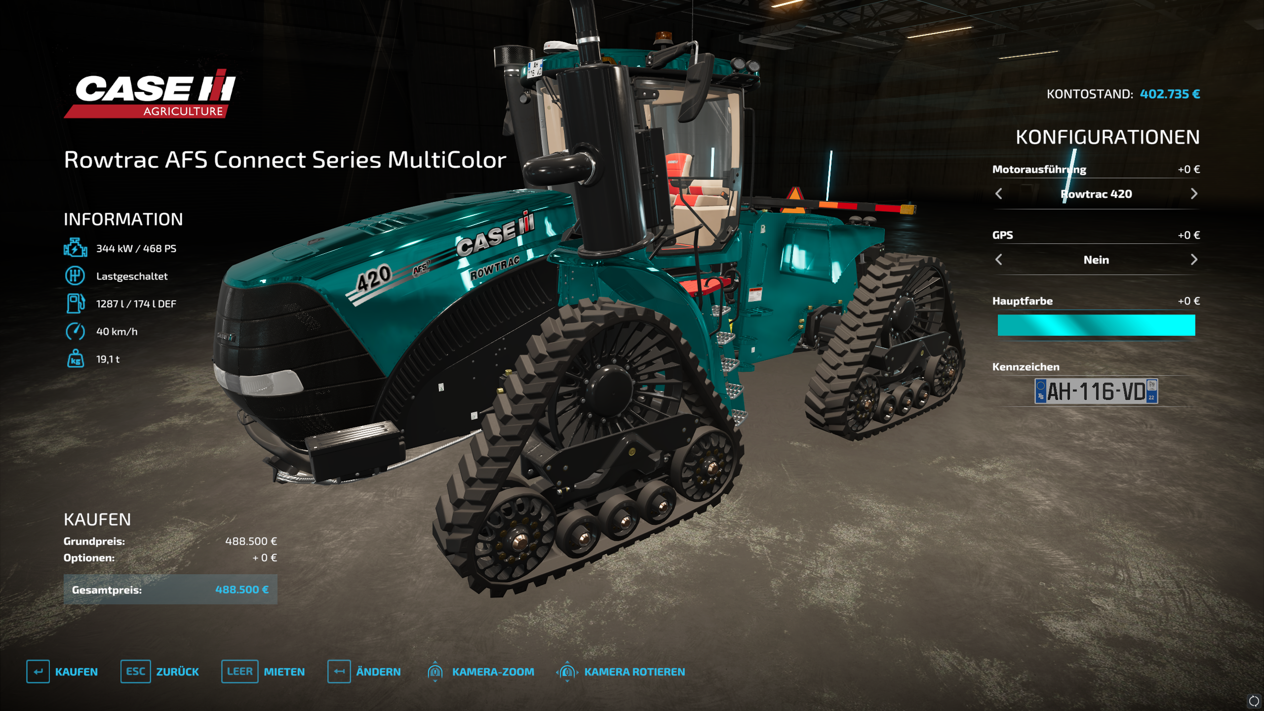 CaseIH Rowtrac MultiColor+Chrome - Thumbnail 1