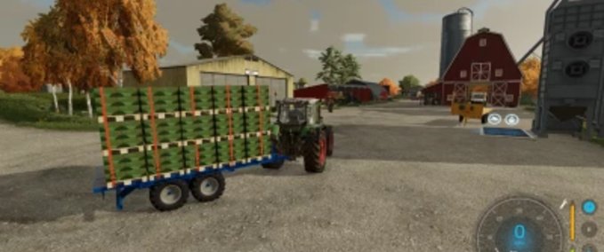 Sonstige Anhänger Mcintosh 6 Tonnen Tieflader Autoload Landwirtschafts Simulator mod