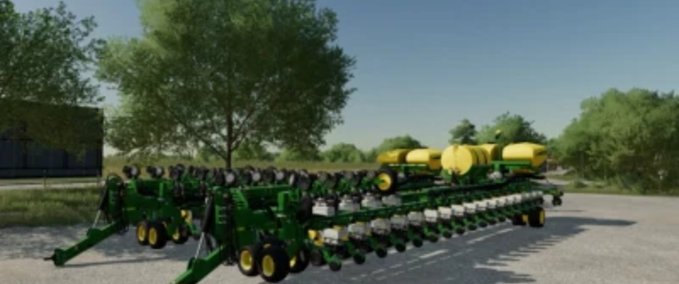 Saattechnik John Deere Db120 48 Reihen Pflanzmaschine Landwirtschafts Simulator mod