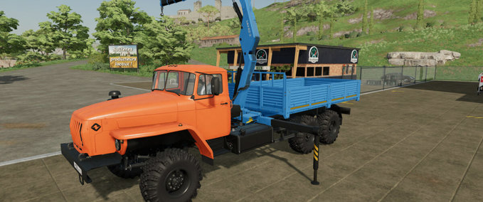 LKWs Ural 4320-60 Lader-Kranwagen Landwirtschafts Simulator mod