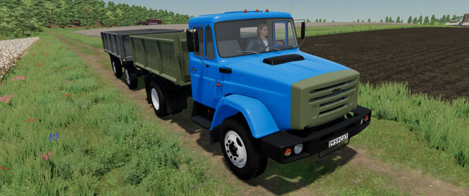 LKWs ZIL 4421 & 45065 & Anhänger Pack Landwirtschafts Simulator mod